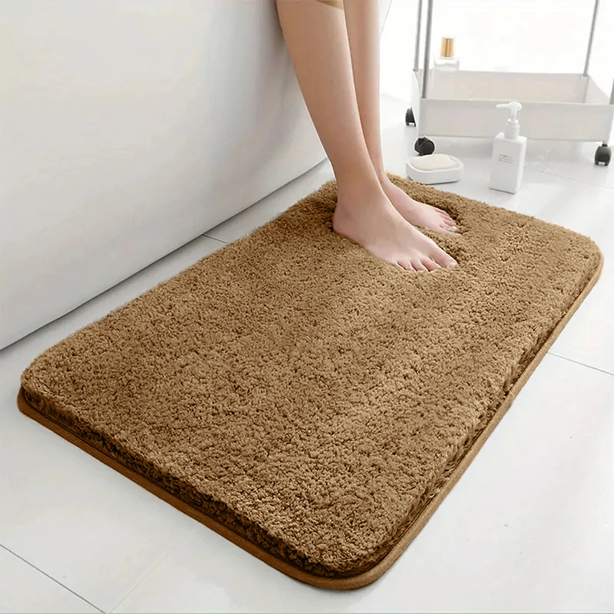 Tapis de bain antidérapant ultra absorbant