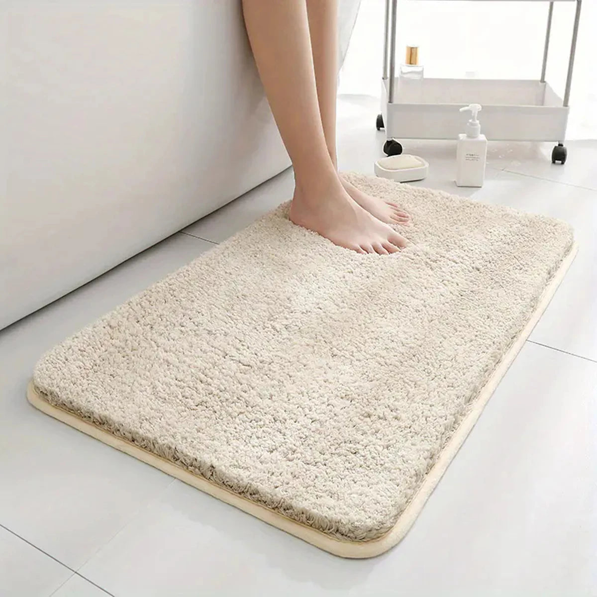 Tapis de bain antidérapant ultra absorbant
