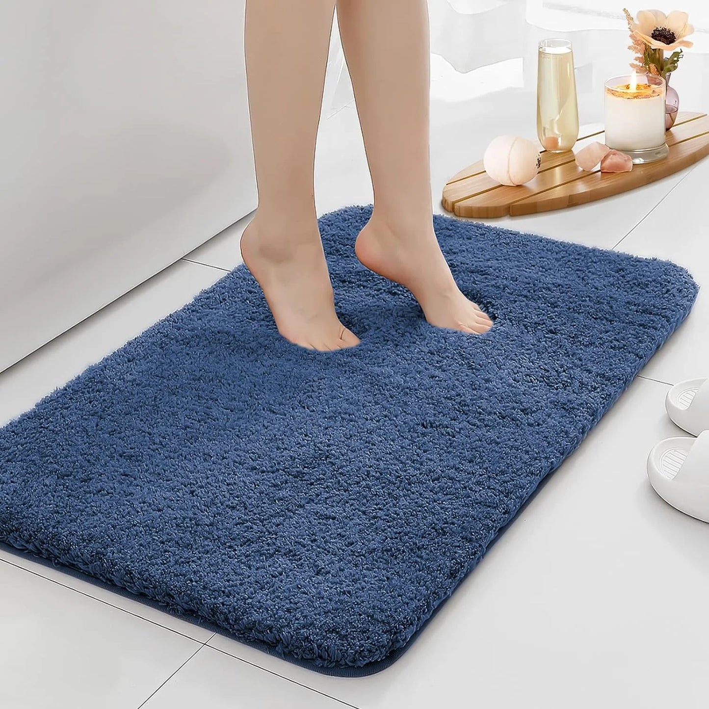 Tapis de bain antidérapant ultra absorbant