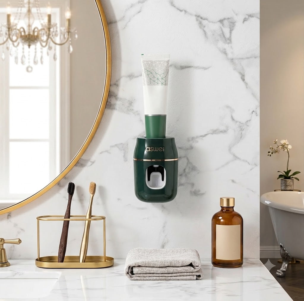 Presse-dentifrice mural automatique
