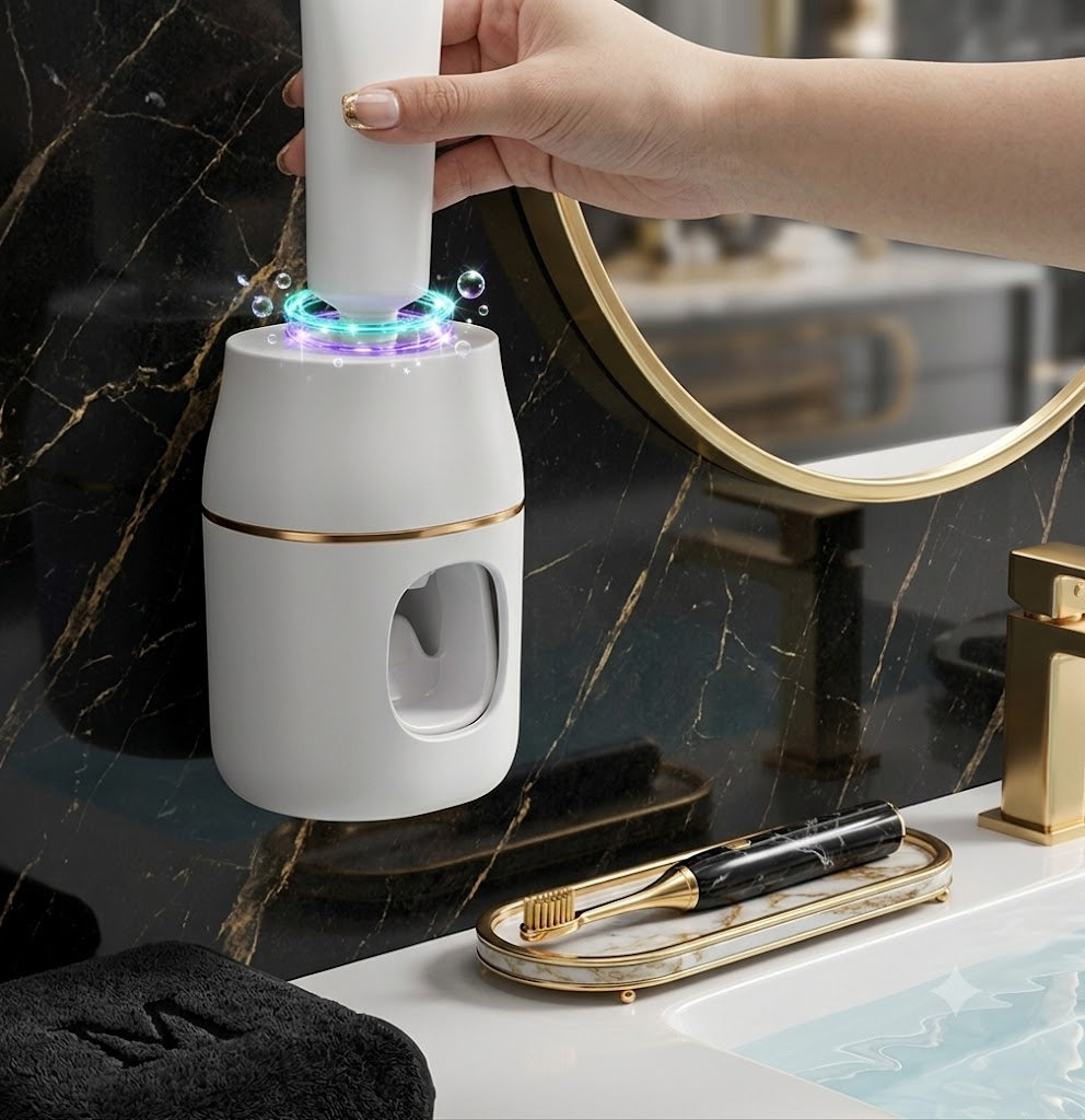 Presse-dentifrice mural automatique