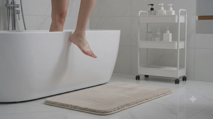 Tapis de bain antidérapant ultra absorbant